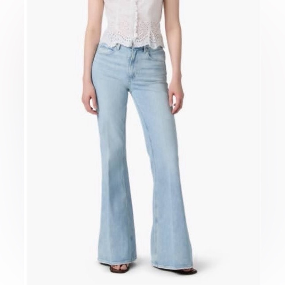 PAIGE Marlow Reverse Seamed Super Flare High Rise Jeans--NWT--27 - Picture 2 of 16